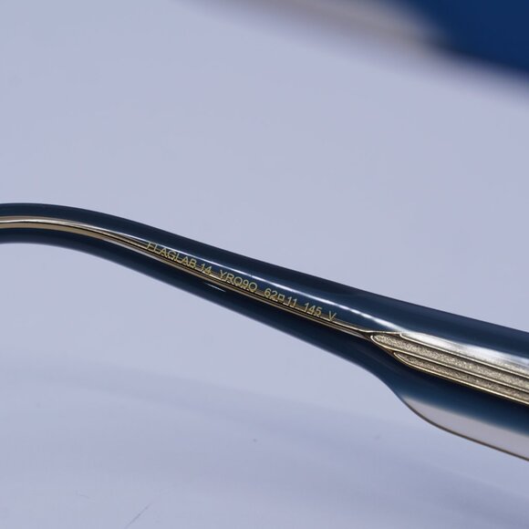 Carrera FLAGLAB 14 0YRQ 9O Sunglasses Blue Beige Shield Frame, Grey Lenses - Picture 6 of 11